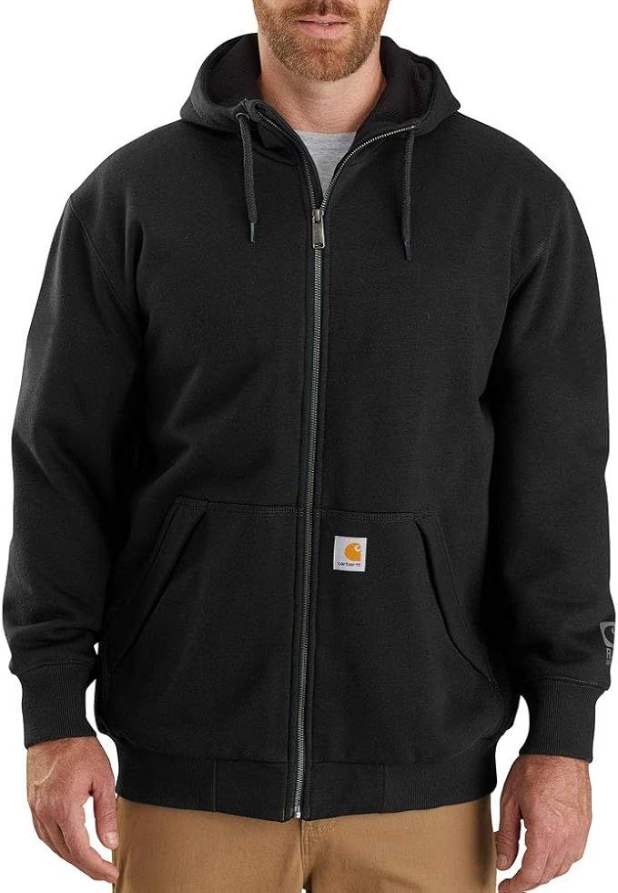 Carhartt Men's Rain Defender Loose Fit Midweight Thermal-Lined Full-Zip Sweatshirt | Amazon (US)