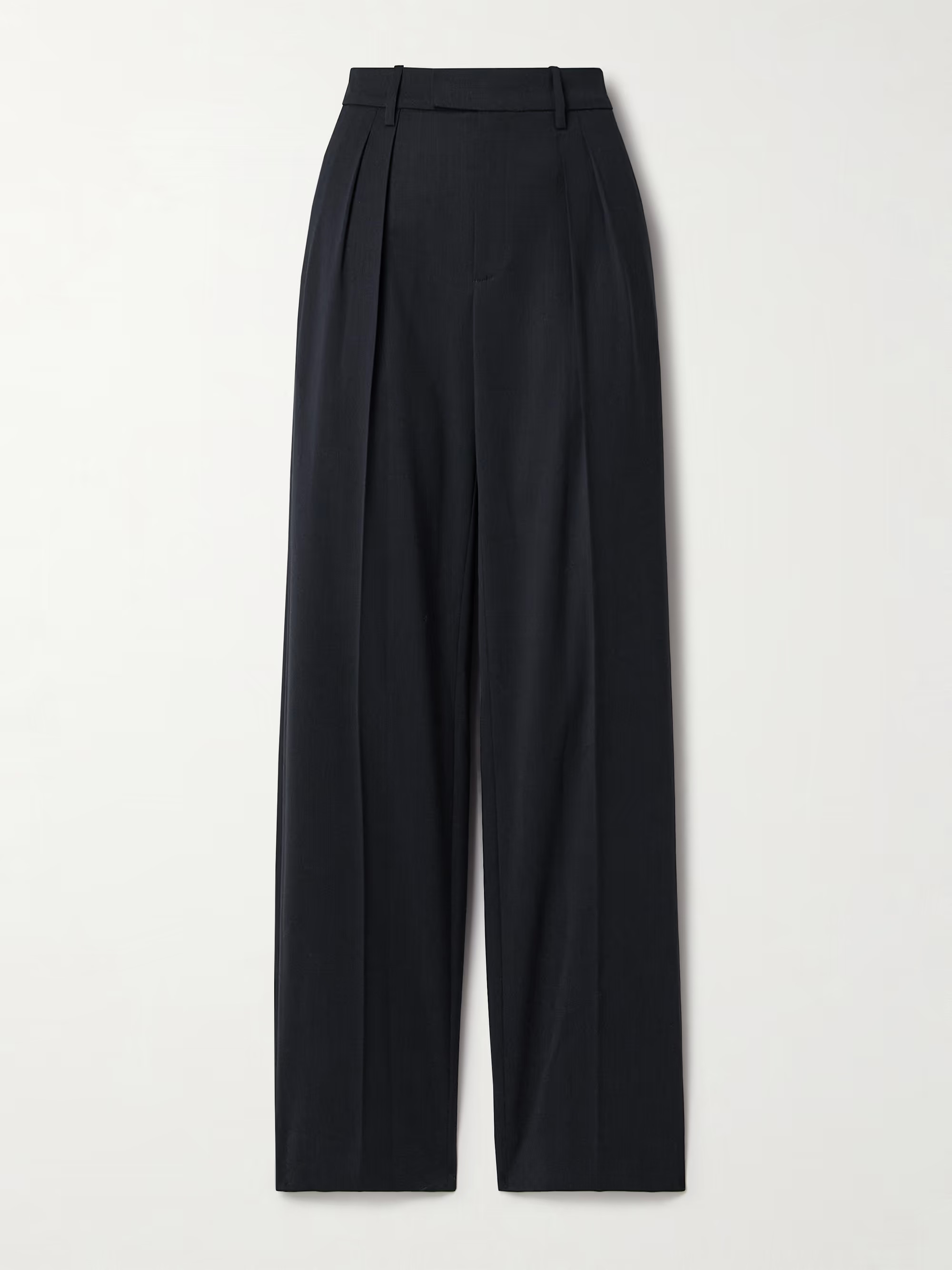 Alphonse pleated wool-blend twill straight-leg pants | NET-A-PORTER (US)