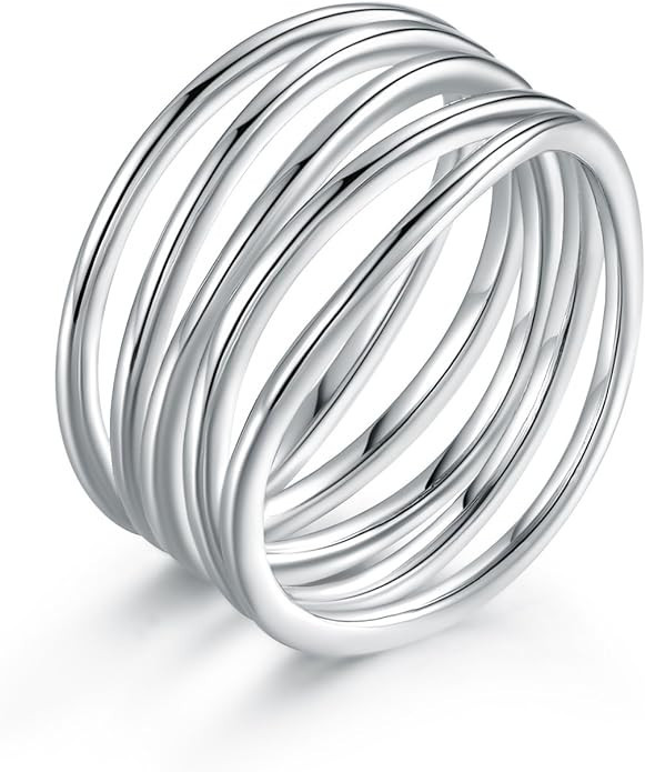 Barzel Gold, Rose Gold & White Gold Plated Statement Ring | Amazon (US)