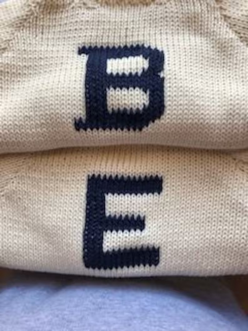 Big Letters 9/12 Mos or 12 18 Mos Big Letter Monogram  - Etsy | Etsy (US)