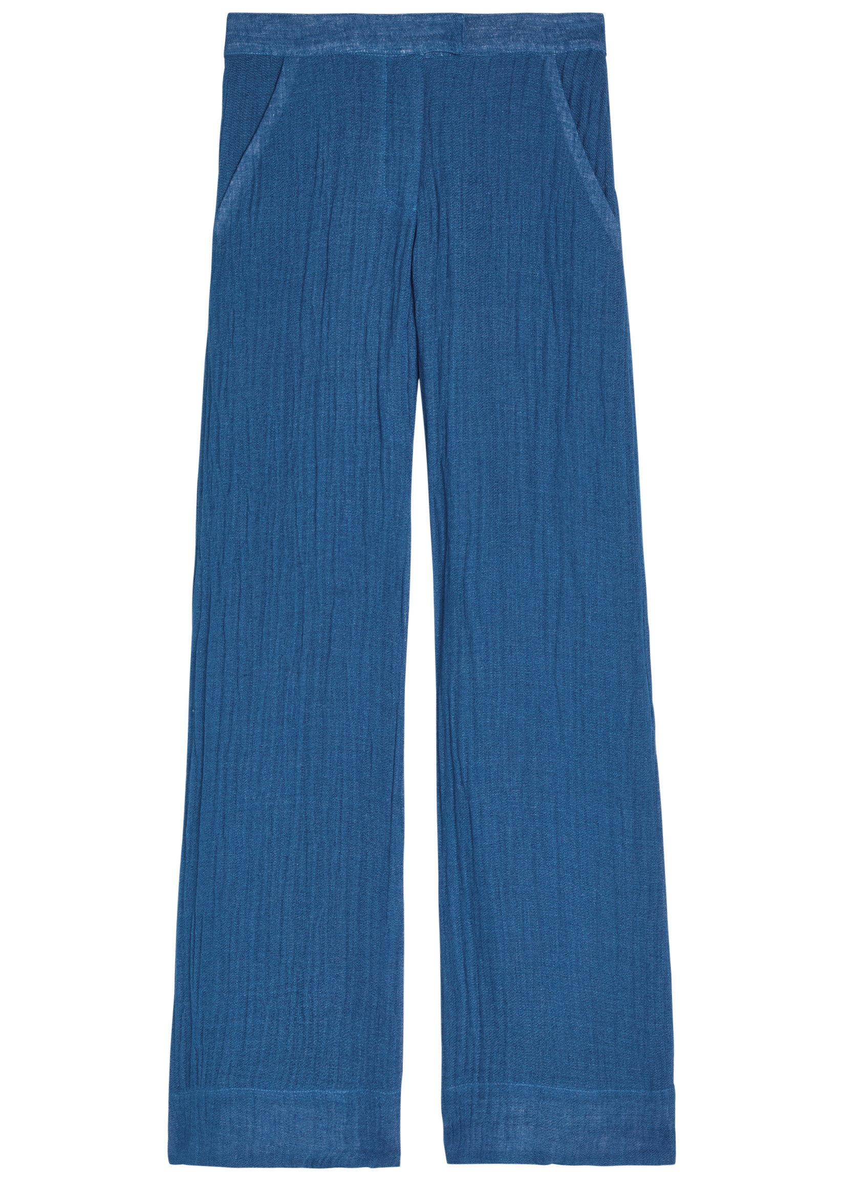 Wide-leg linen-blend trousers | Harvey Nichols
