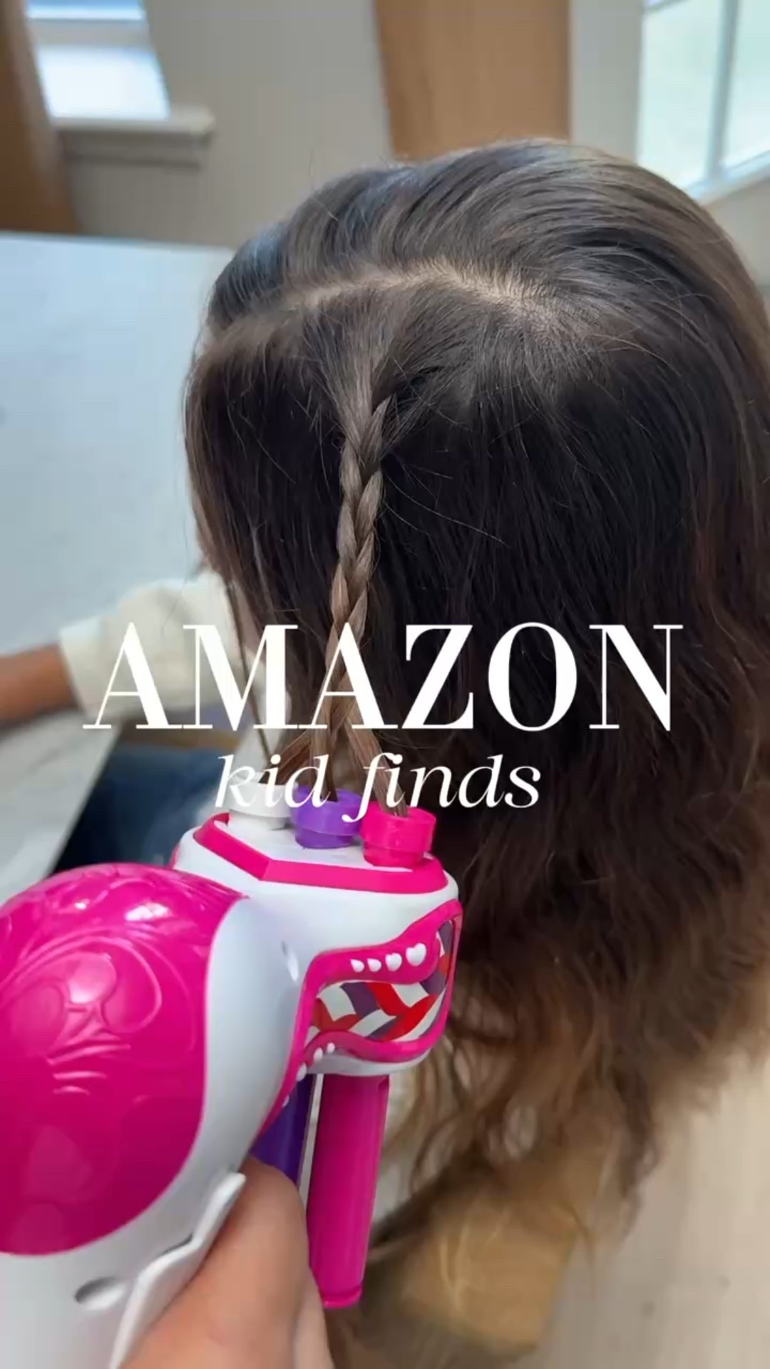 Kids hair braiding machine, DIY hair styler tool, Amazon kid finds

