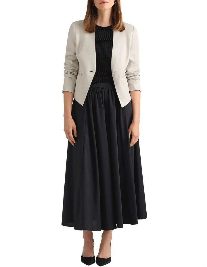 David LawrenceLiliosa Linen Blend Jacket in Stone | Myer