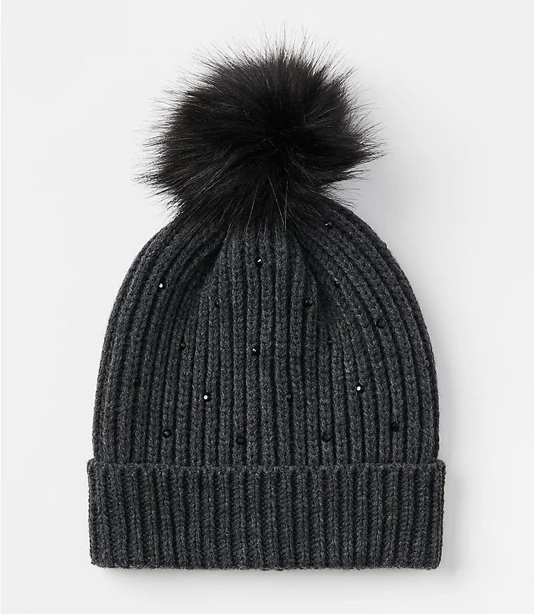 Melange Pom Pom Beanie | LOFT