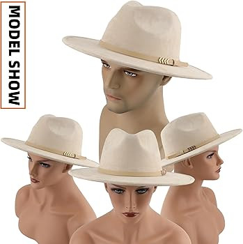 Wide Brim Fedora Hat for Men Women Big Rancher Felt Hat | Amazon (CA)