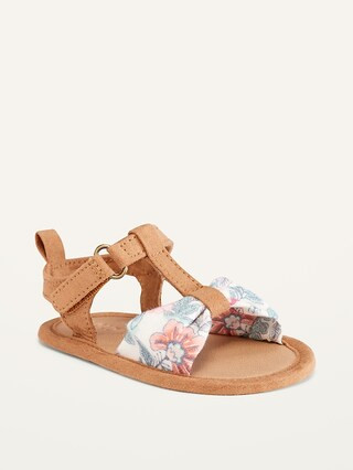 Faux-Suede T-Strap Sandals for Baby | Old Navy (US)