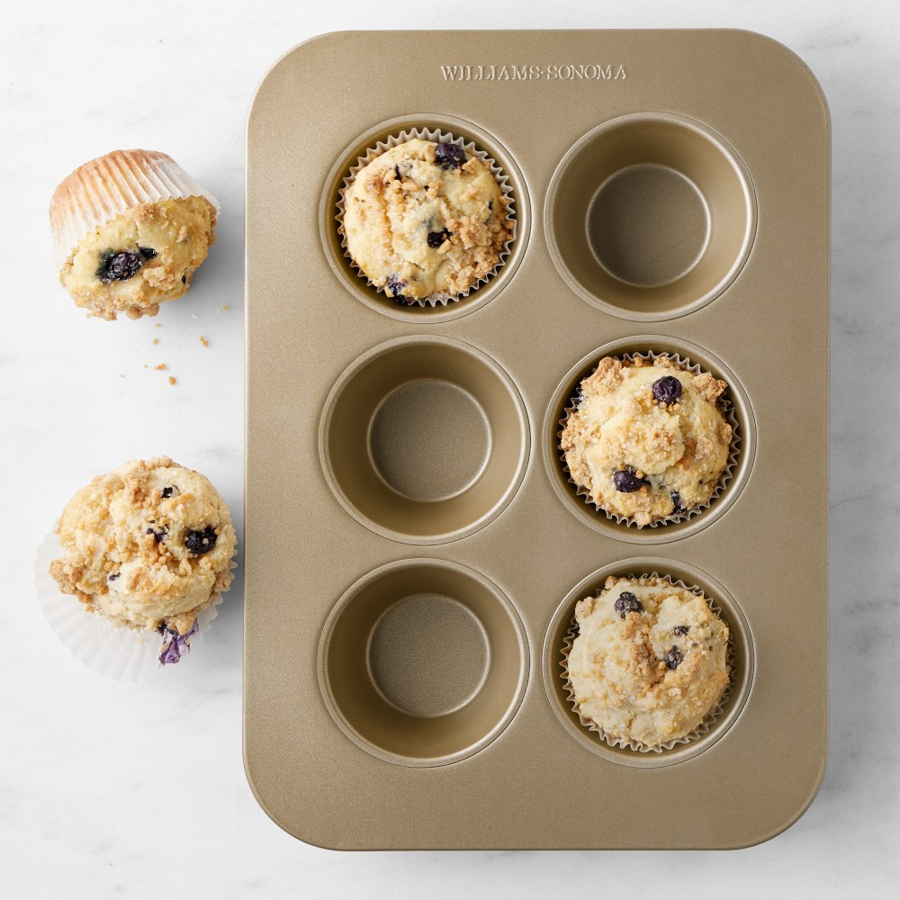 Williams Sonoma Goldtouch® Pro Nonstick XL Muffin Pan, 6-Well | Williams-Sonoma