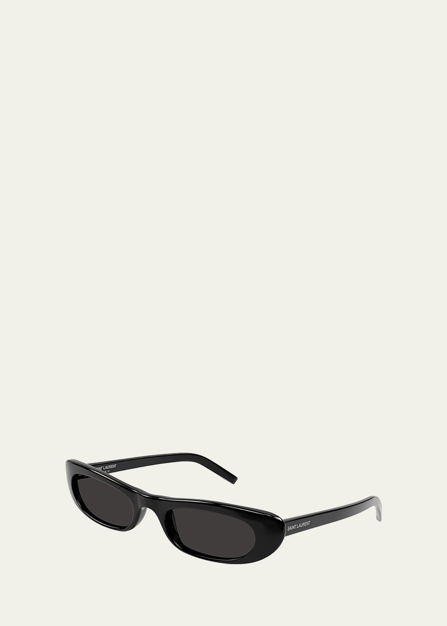 Saint Laurent Slim Oval Acetate Sunglasses | Bergdorf Goodman