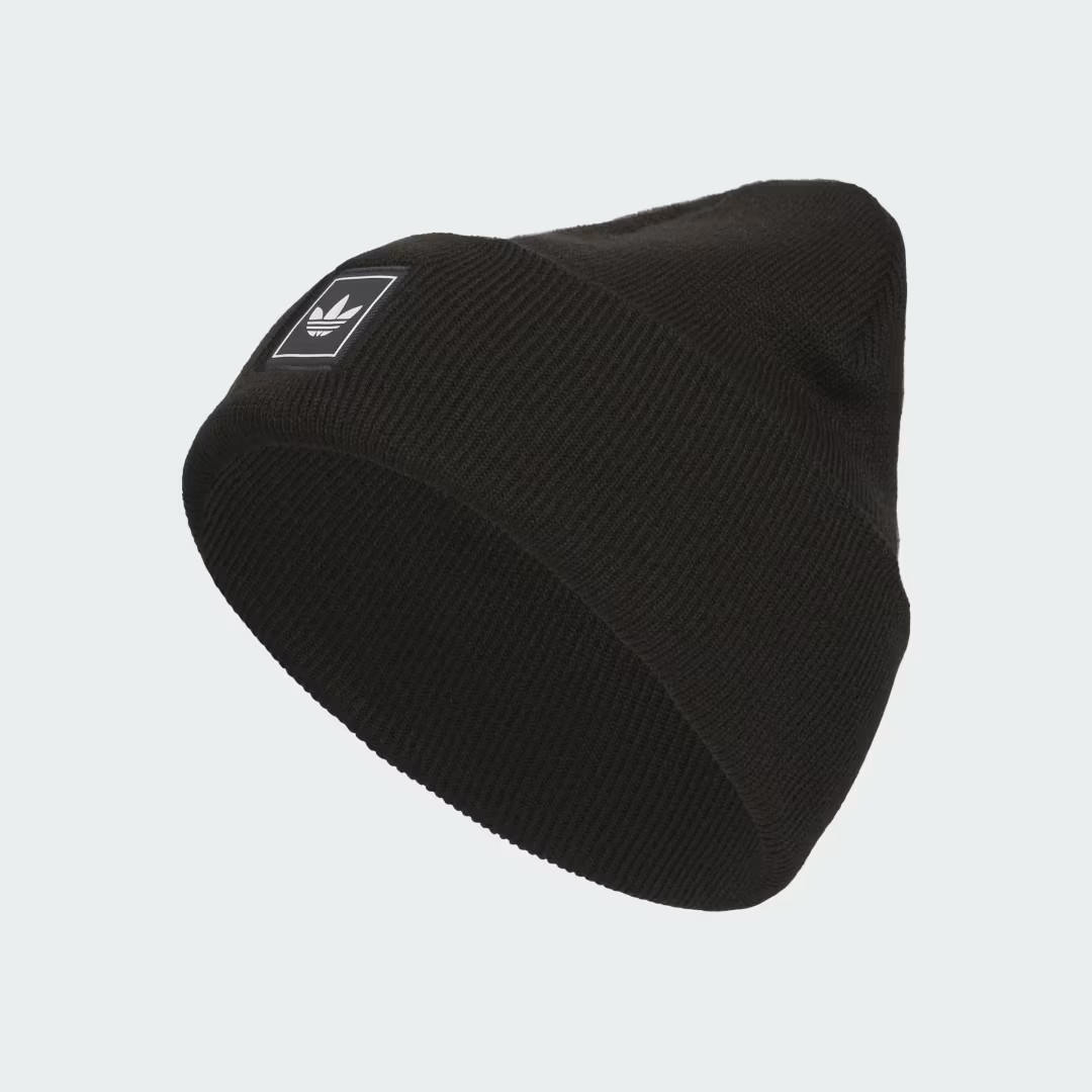 adidas Unisex Trefoil Tall Beanie Black - Originals Hats | adidas (US)