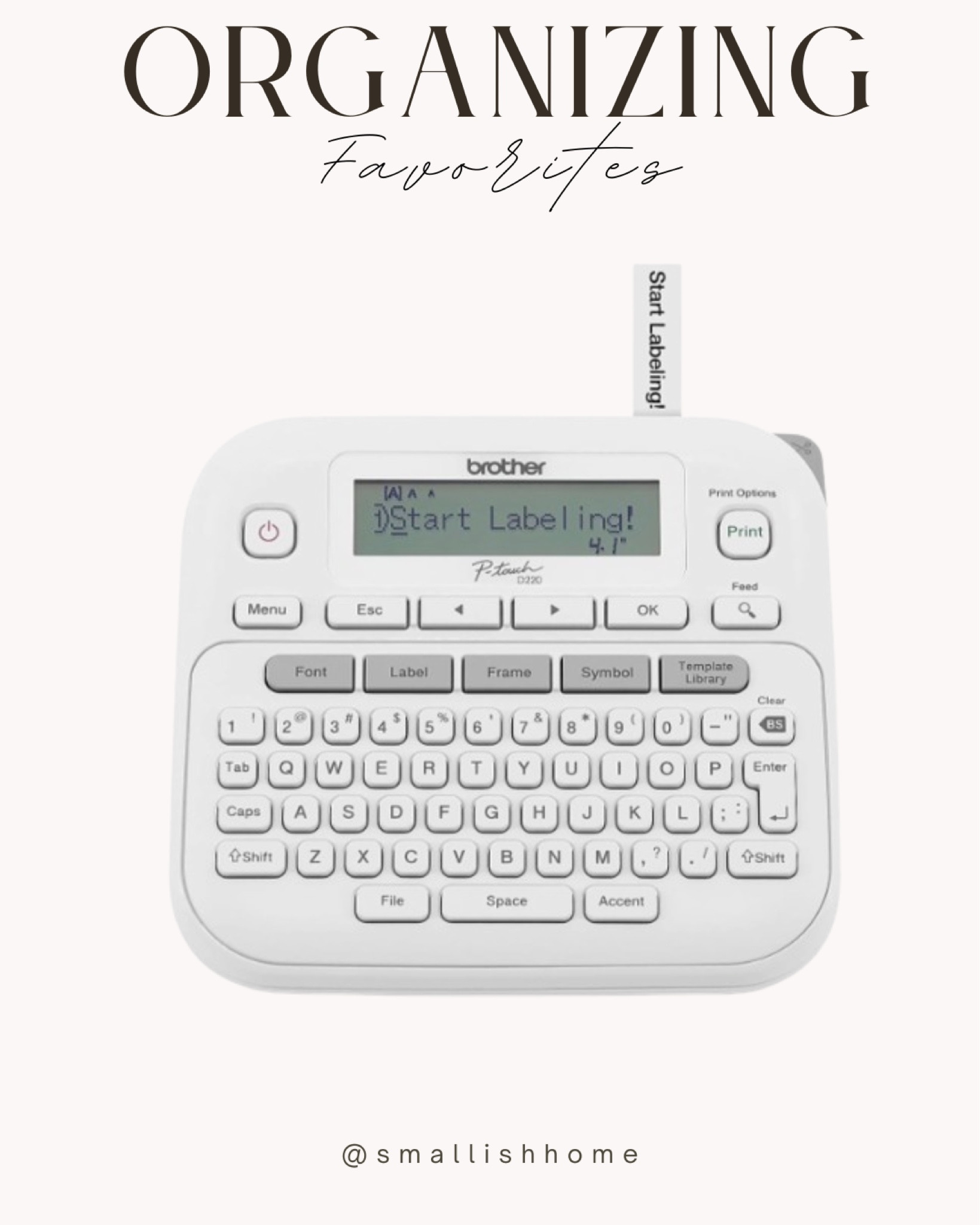 I have two label makers and this is my favorite for small, quick jobs like:

Expiration dates
Labeling kids items
Making file folder labels
Labeling drawers
Labeling small bins
Spices
Labeling leftovers
And so much more!!

#LTKfindsunder50 #LTKhome