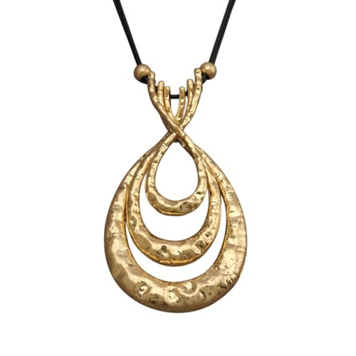 Amazon.com: joymiao Boho Necklaces for Women Long Pendant Necklaces Vintage Sweater Necklaces Han... | Amazon (US)