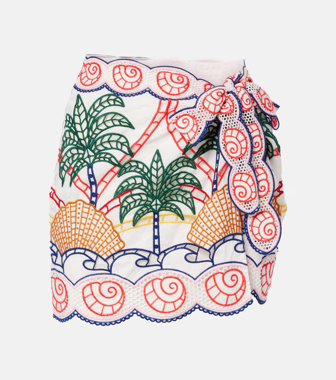 Broderie anglaise cotton wrap skirt | Mytheresa (US/CA)