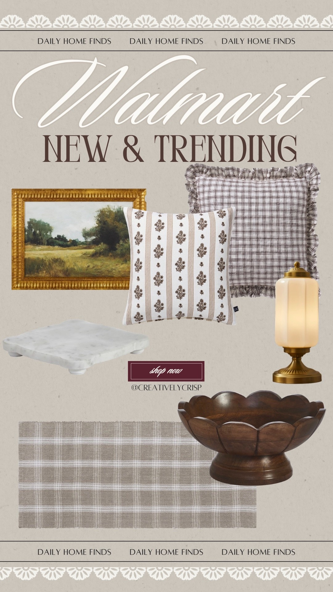 New and trending decor at Walmart! 

#LTKspringtrends #LTKSeasonal #LTKHome