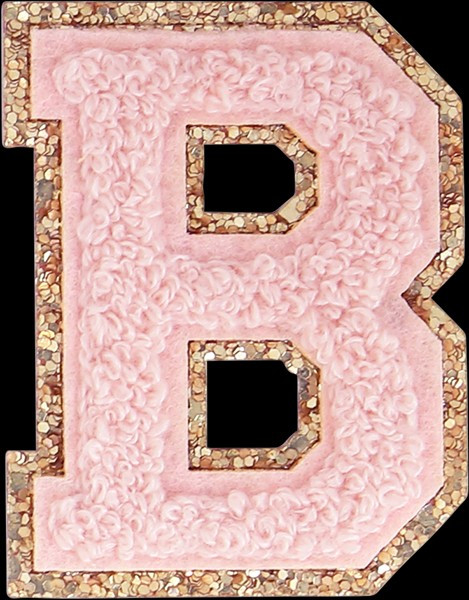 Sparkling Cider Glitter Varsity Letter Patches | Stoney Clover Lane