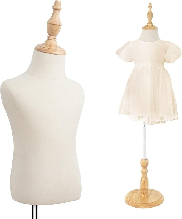 Child Mannequin, Adjustable Kids Toddler for Apparel Scarf Window Shop Display, 2-3 Years Old | Amazon (US)