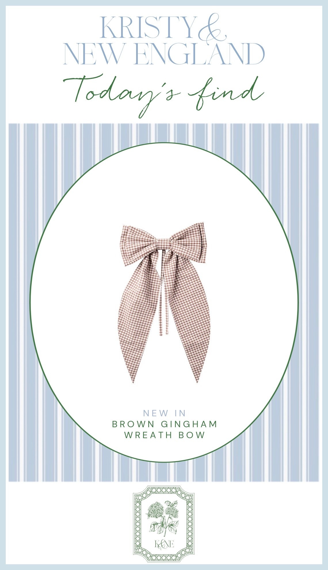 Brown Gingham Wreath Bow

#LTKSeasonal #LTKOver40 #LTKHome
