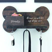 Key Hook  Dog Leash Holder  Home Is Where My Dogs Are  Dog Leashes  Dog Mom  Dog Lover  16 in x 9 in | Etsy (US)