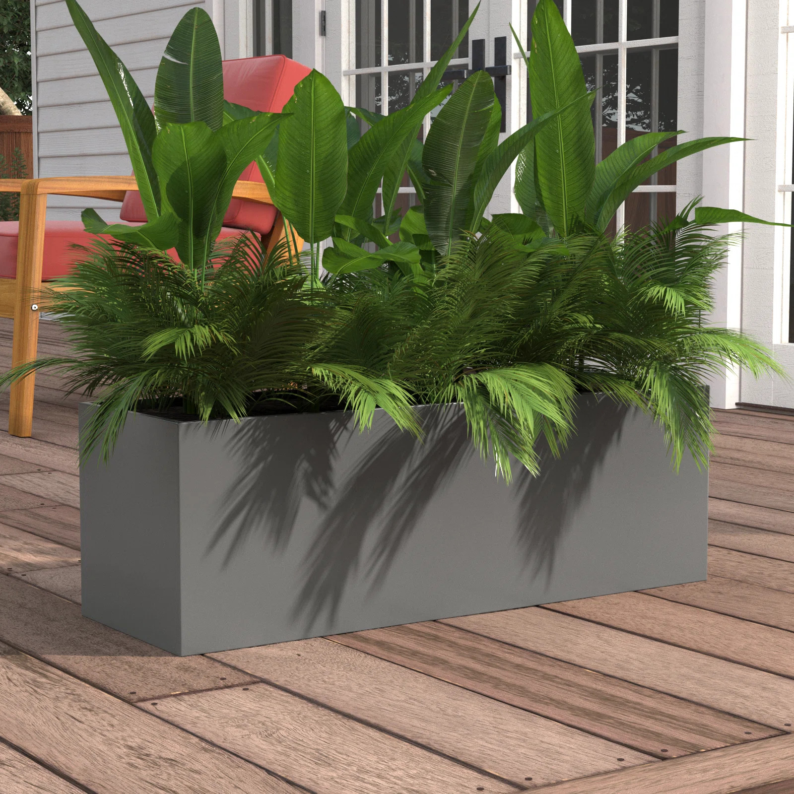 Sol 72 Outdoor™ Cogburn Belmont Rectangle Planter Box & Reviews | Wayfair | Wayfair North America
