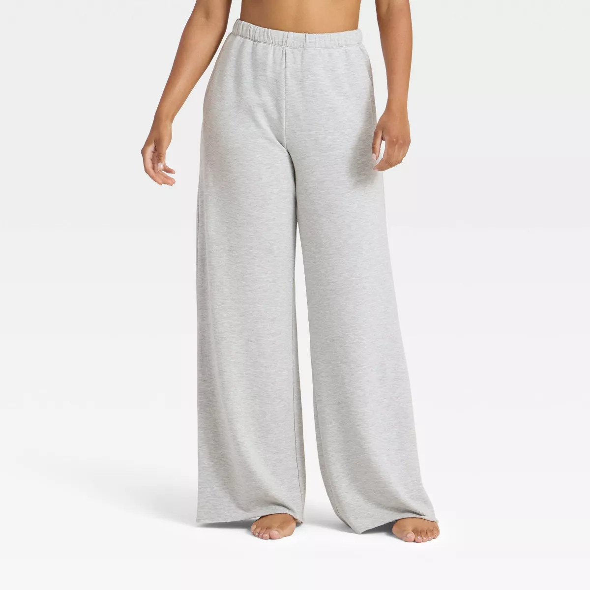 Women's French Terry Fleece Wide Leg Lounge Pants - Wild Fable™ | Target