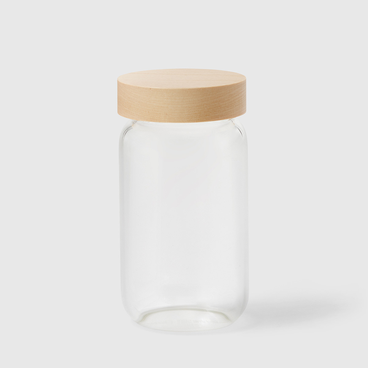 Marie Kondo Large Glass Spice Jar w/ Birch Lid Birch | The Container Store