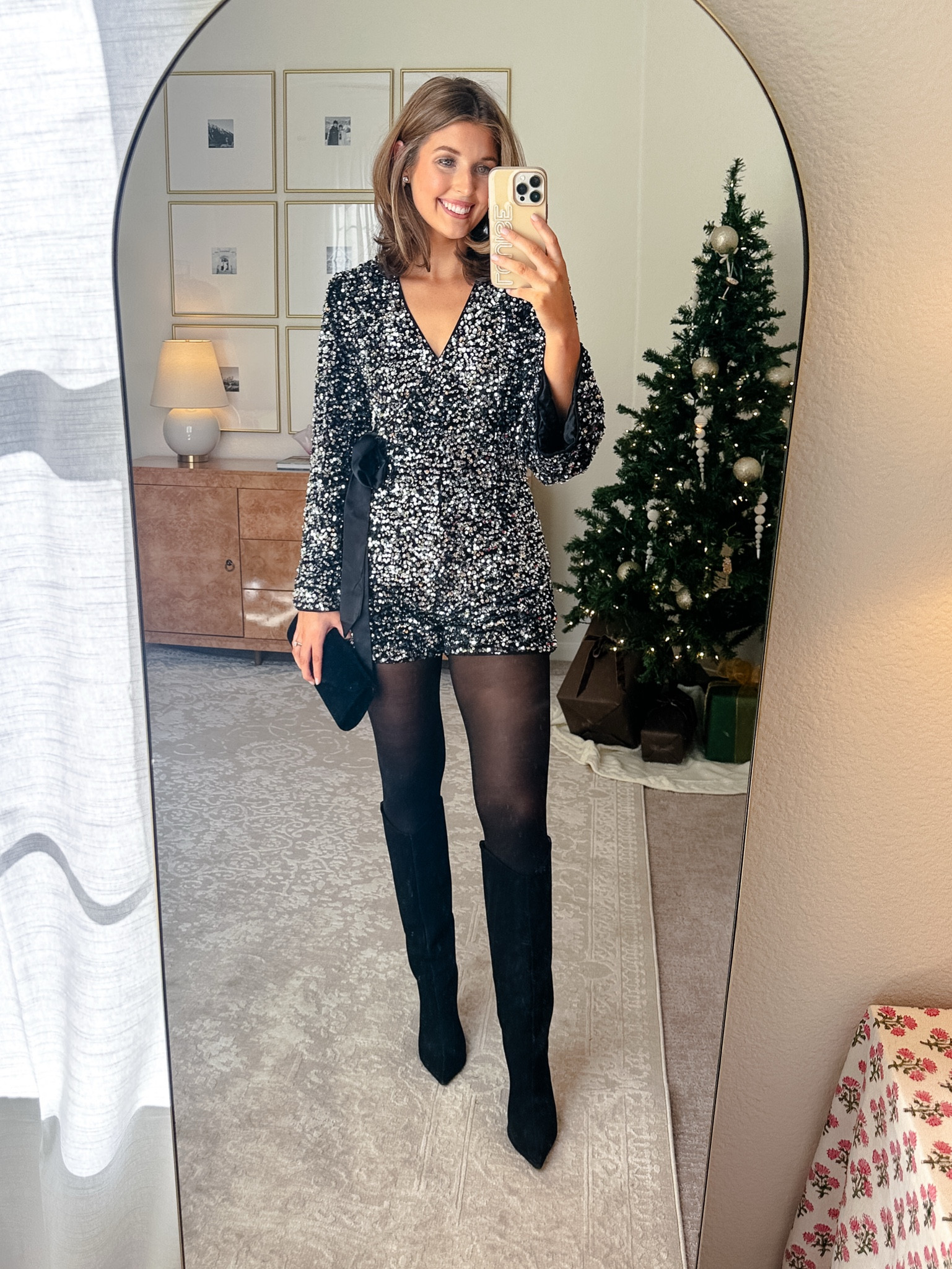 NYE outfit idea! Romper definitely runs small / short. I’d suggest sizing up! I’m wearing a S

#LTKHoliday #LTKSeasonal