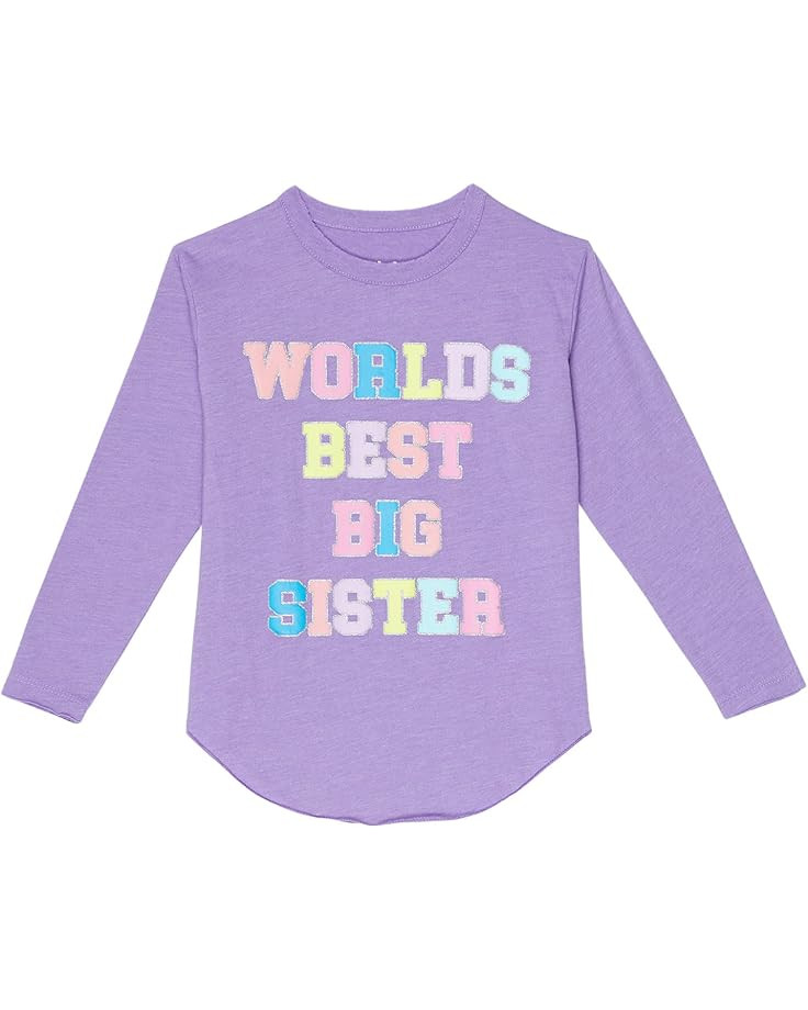 Chaser Kids RPET Vintage Jersey Long Sleeve Shirttail Tee (Little Kids/Big Kids) | Zappos