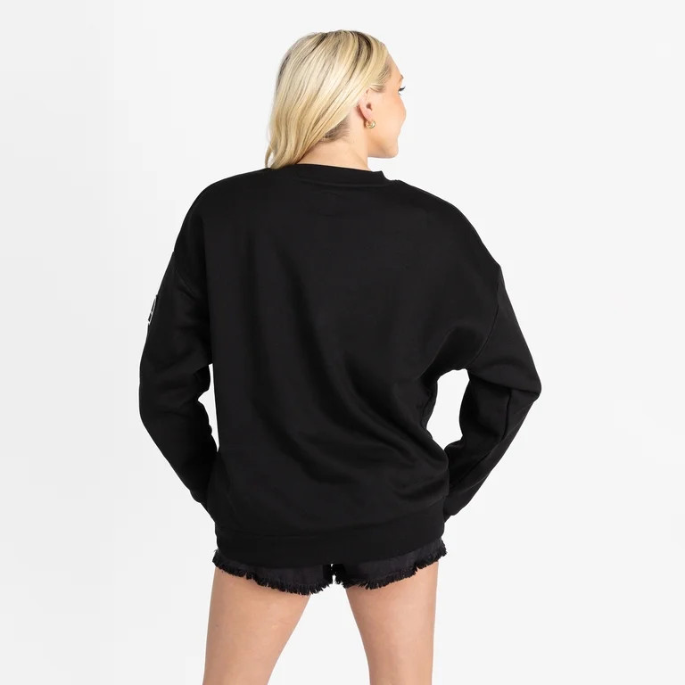 Women's Gameday Couture Black UCF Knights Oversized Victory Lane Black Label Premium Fleece Sweat... | Walmart (US)