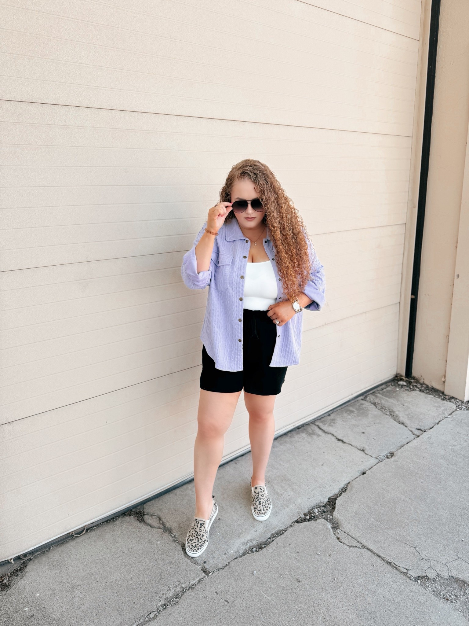 Spring called📞purple is the new bloom💜tank top | amazon top | amazon white tank top | amazon fitted tank top | shacket | amazon shacket | amazon purple shacket | amazon spring shacket | black shorts | amazon shorts | amazon black shorts | wide leg shorts | amazon wide leg shorts | spring outfit | amazon spring outfit | leopard print shoes | amazon leopard print shoes | slip on shoes  | amazon finds | amazon spring outfit | amazon spring look | spring break outfit | amazon spring break outfit | amazon vacation outfit | resort wear | spring fashion | spring outfit | amazon spring outfit | casual spring outfit |  spring event outfit 

#LTKSaleAlert #LTKStyleTip #LTKMidsize