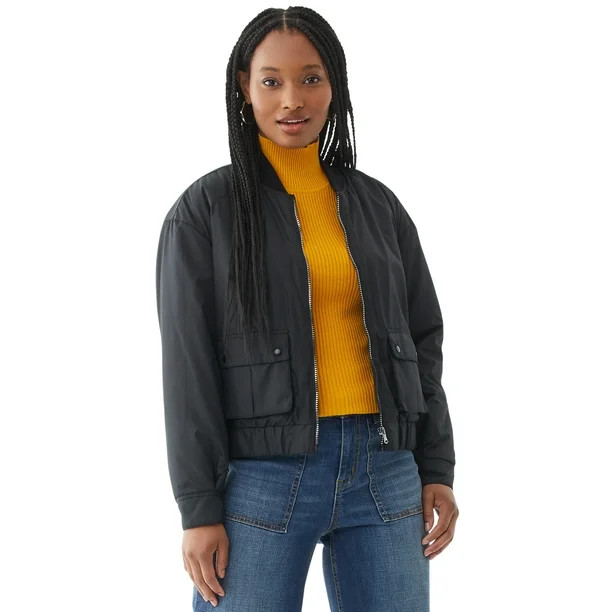 Scoop Women’s Utility Bomber Jacket | Walmart (US)