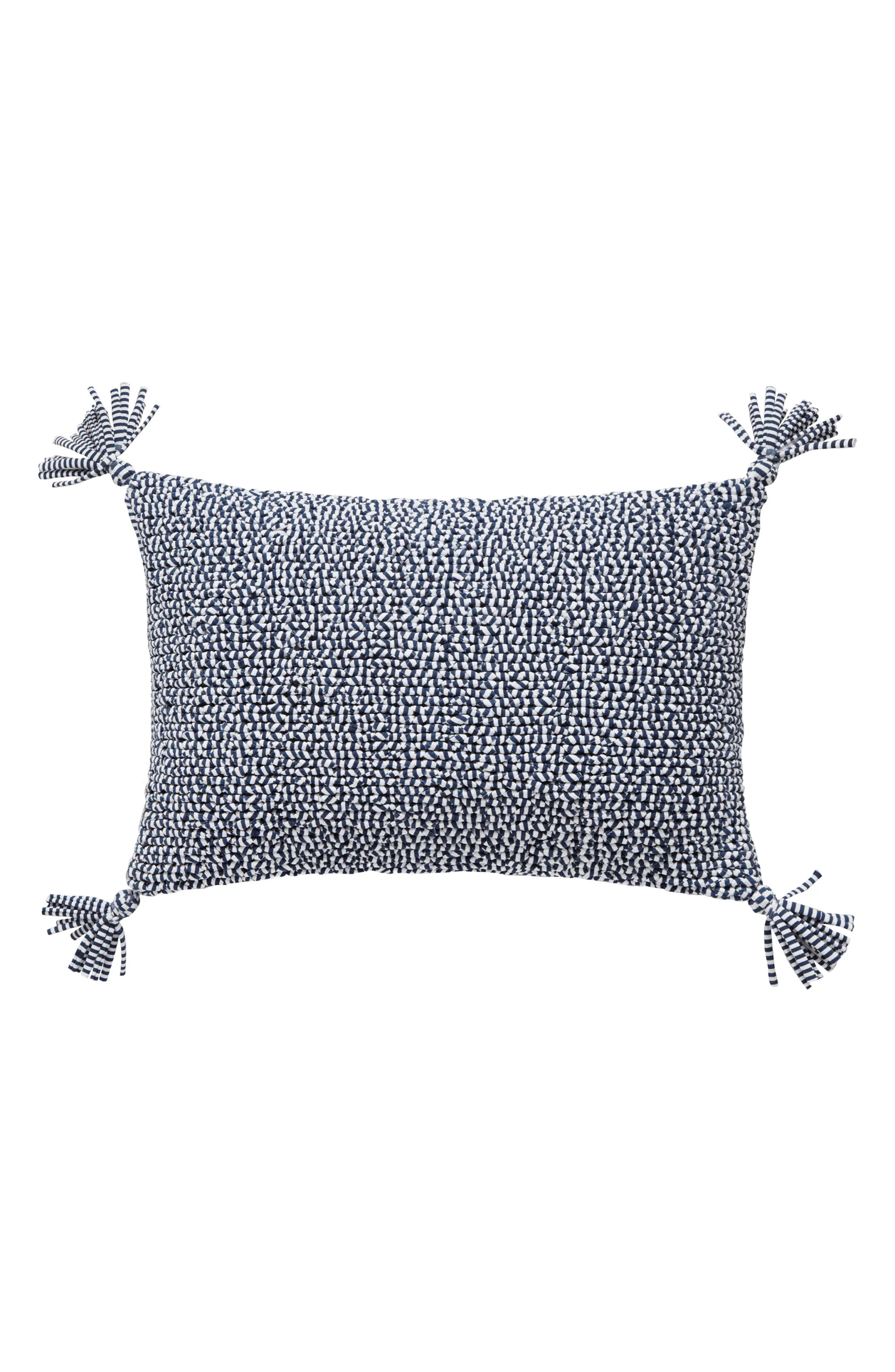 Splendid Home Decor Stripe Tassel Accent Pillow | Nordstrom