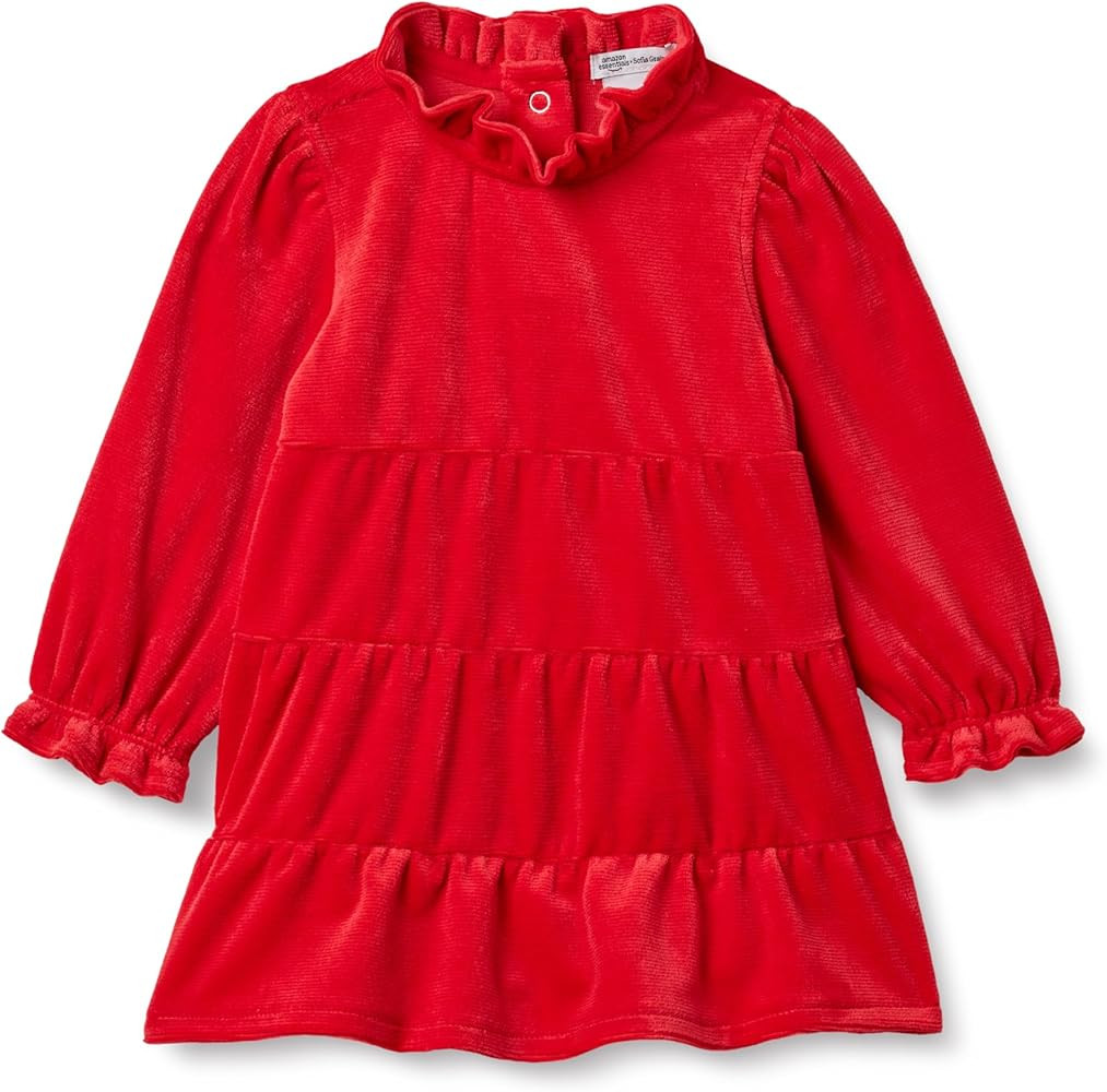 Amazon Essentials x Sofia Grainge Toddlers and Baby Girls' Long Sleeve Corduroy Dress | Amazon (US)