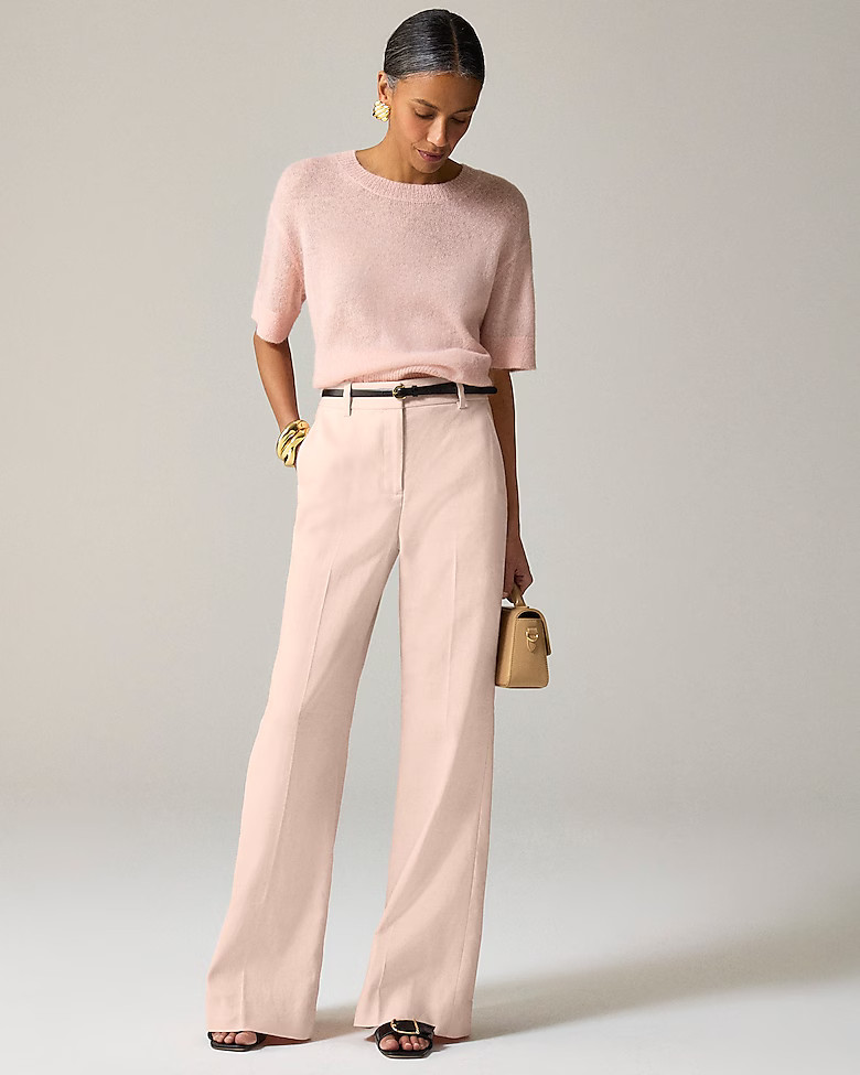 Carolina flare pant in stretch linen blend | J. Crew US