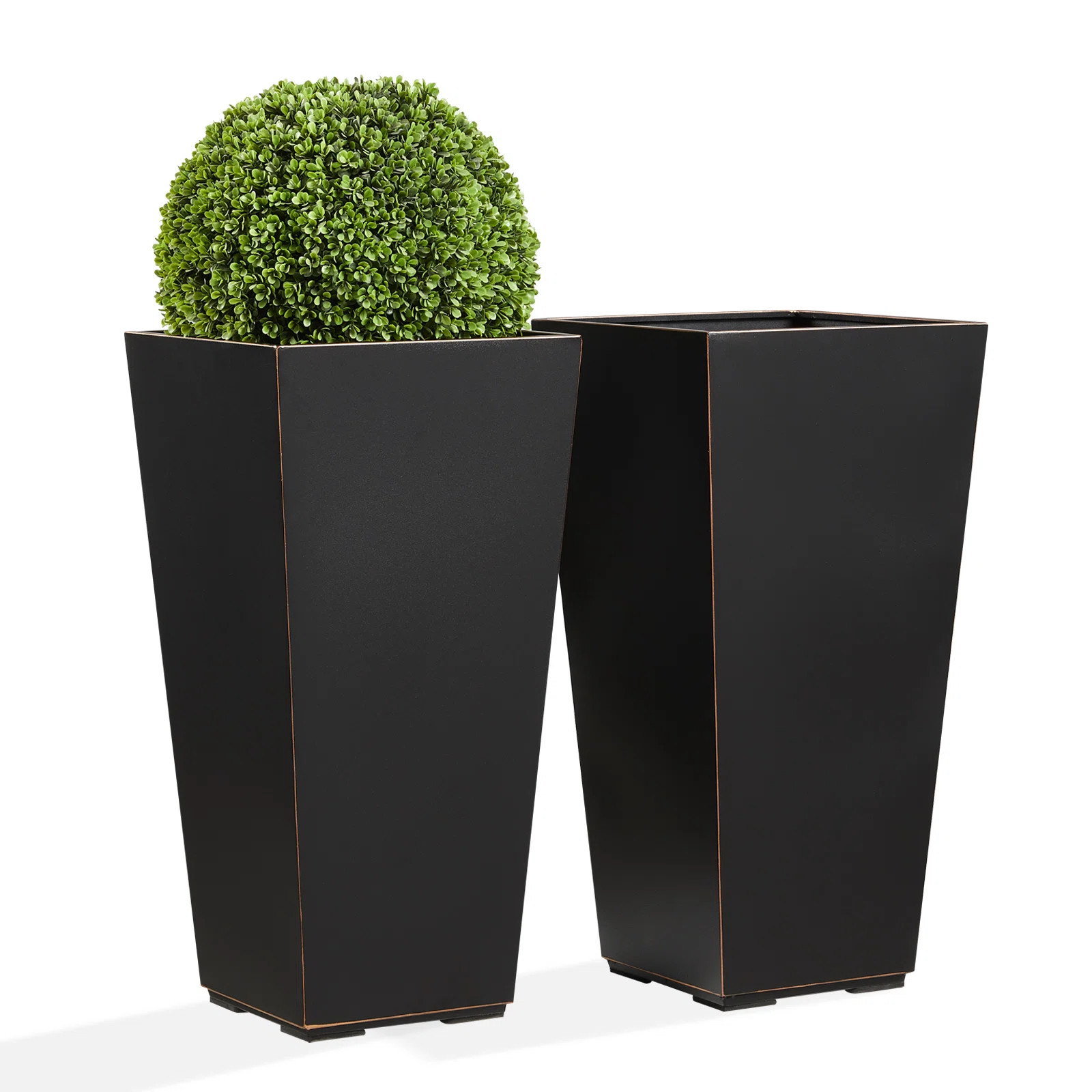Millang Handmade Metal Pot Planter (Set of 2) | Wayfair North America