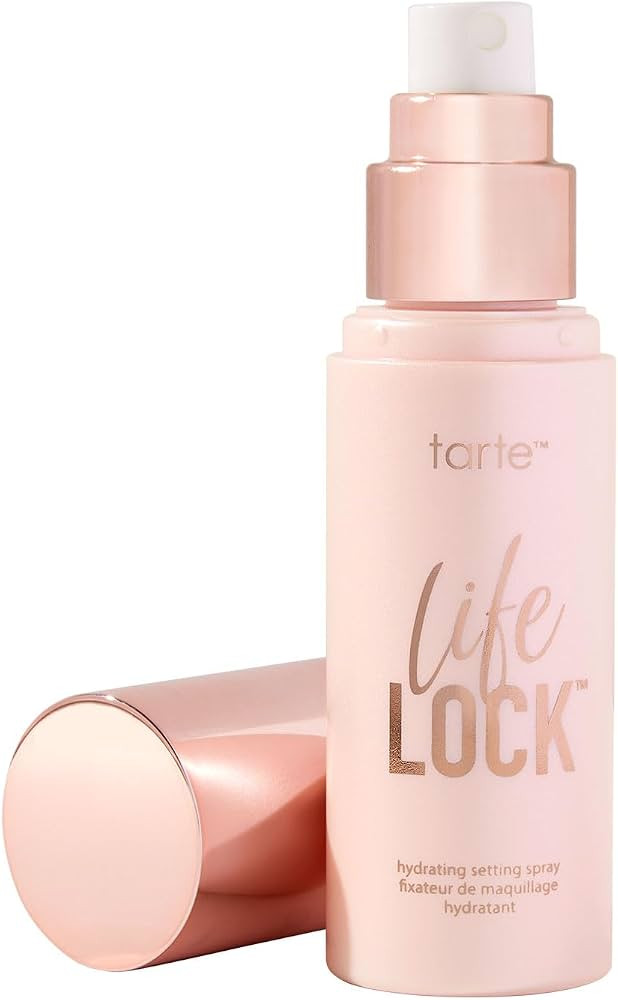 tarte Life Lock Hydrating Setting Spray \u2013 10-in-1 Weightless Mist with Hyaluronic Acid to Hy... | Amazon (US)