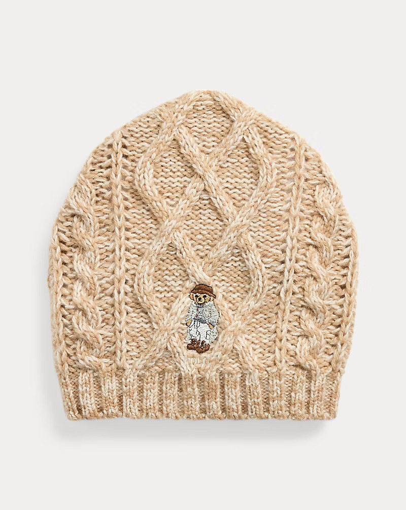 Polo Bear Aran-Knit Wool-Blend Beanie | Ralph Lauren (UK)