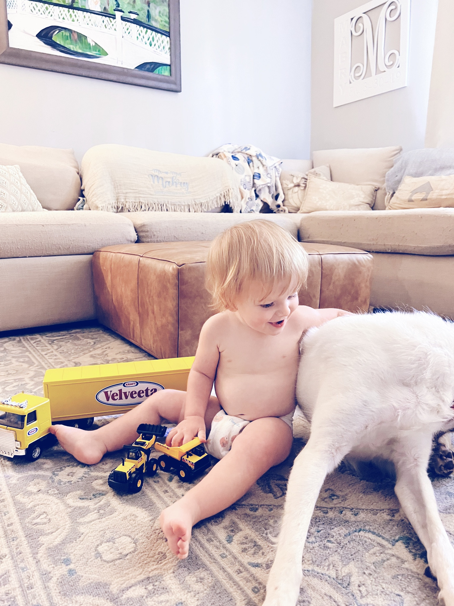 Saturday mornings are for playing with your trucks and your puppy bestie 🚧🐶🚜

#LTKhome #LTKfamily #LTKbaby