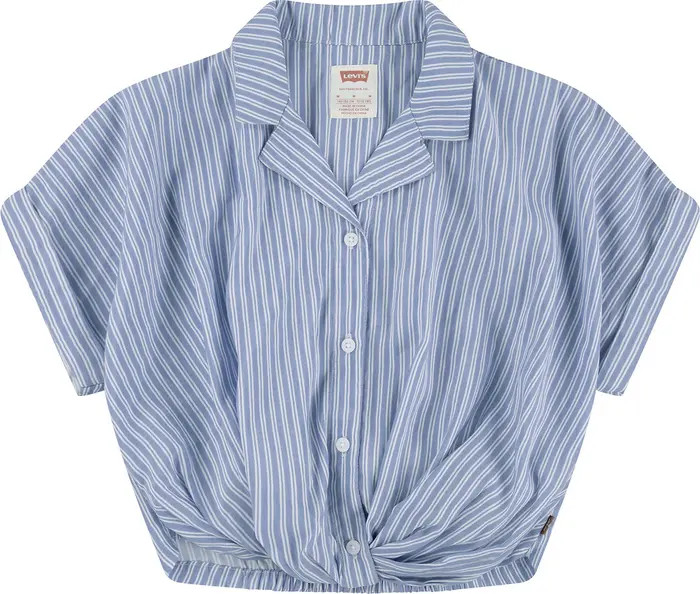 Levi's® Kids' Twist Front Button-Up Top | Nordstromrack | Nordstrom Rack