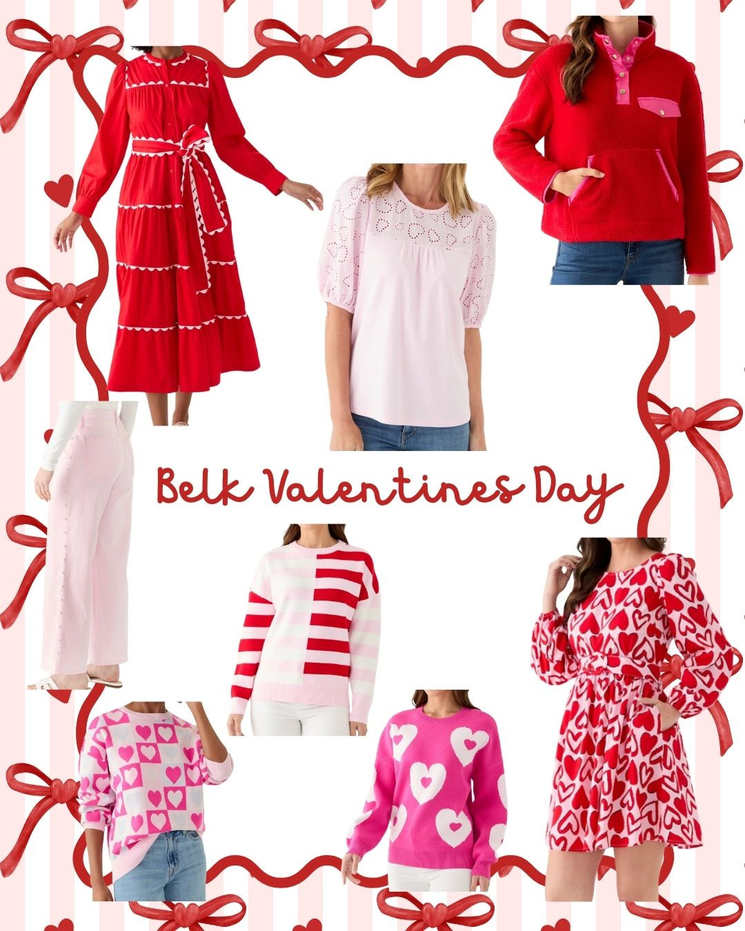 Valentine dress, Valentine sweater, Valentine shirt, heart print, Valentines Day outfit, Belk, pink and red, Crown and Ivy 

 #LTKSaleAlert #LTKFindsUnder50 #LTKFindsUnder100