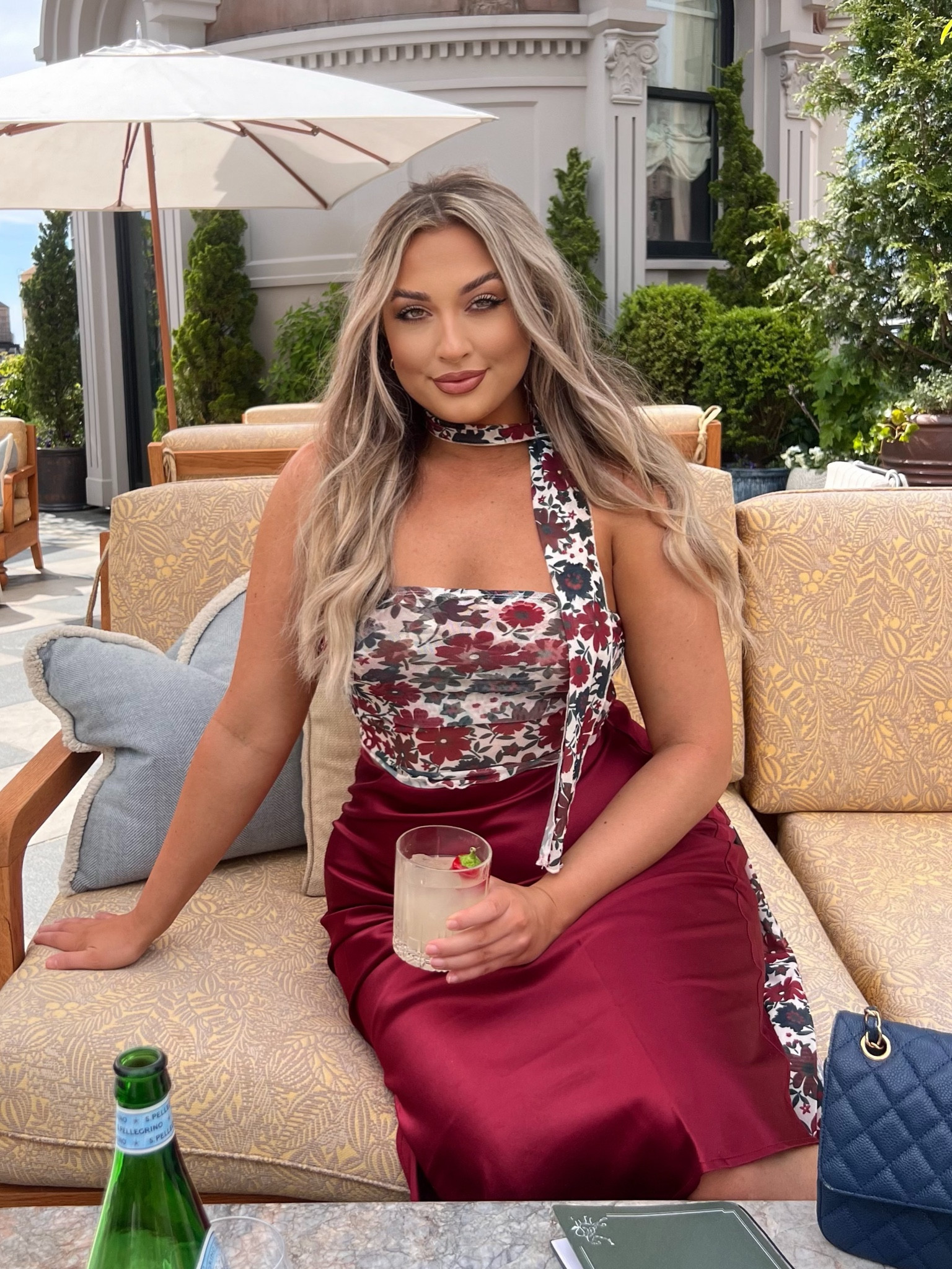 Summer outfit idea. Perfect for a rooftop bar or European trip. Wearing a medium in top and large in skirt. 

#LTKMidsize #LTKFindsUnder50 #LTKStyleTip