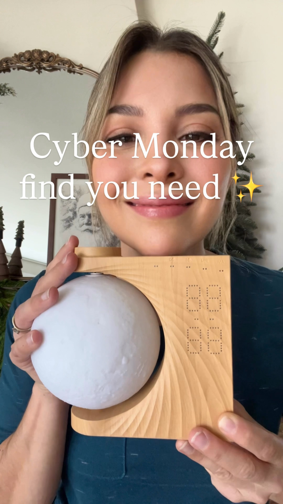 Aesthetic Moon Clock Alarm 🌕✨🤍

#LTKhome #LTKsale