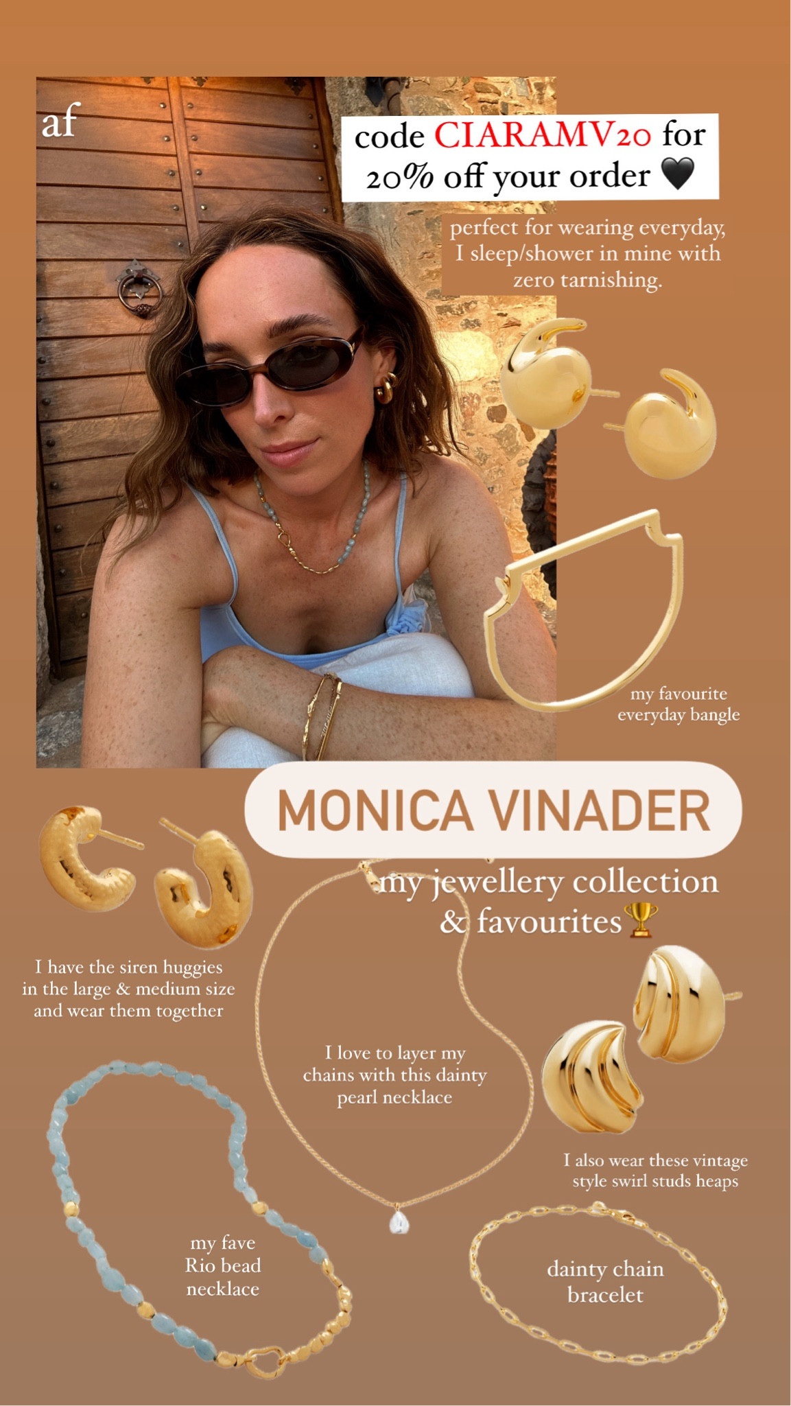 Monica Vinader jewellery ✨ My jewellery collection plus favourite pieces 🏆 Use code CIARAMV20 for 20% off your order ✨#LTKsummer 

#LTKgiftguide #LTKluxury