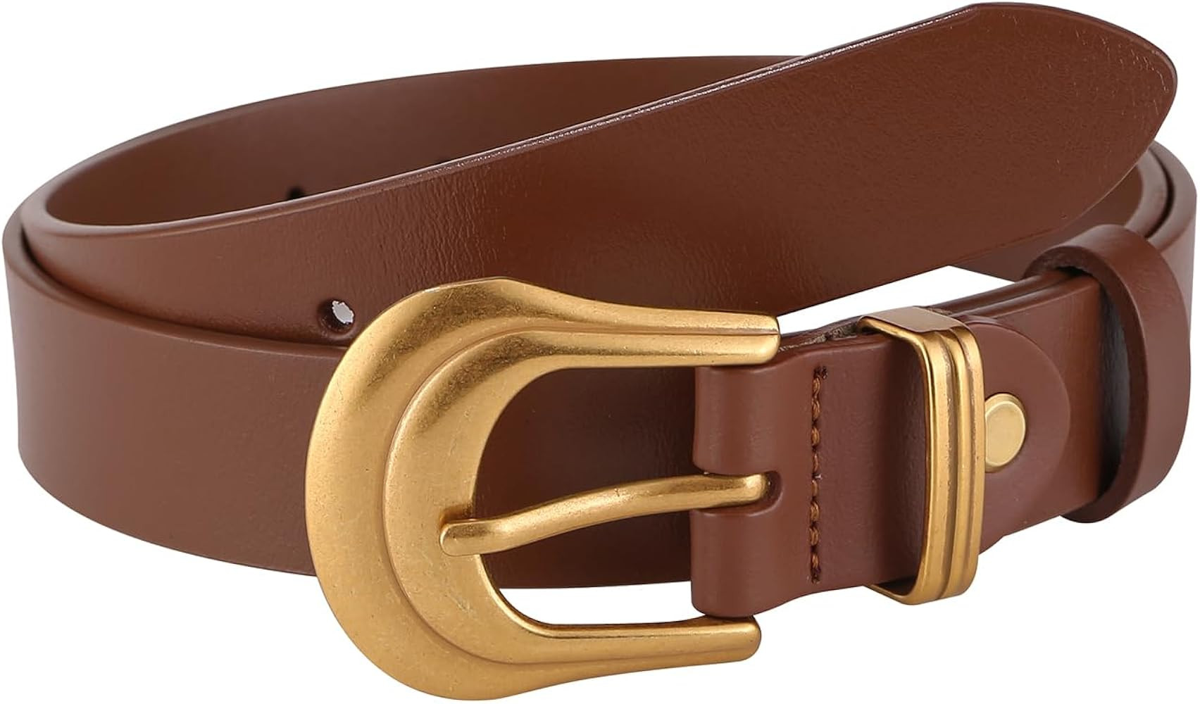 ALAIX Women's Belt Western Belts Silver Gold Buckle Black Leather Belt Pants Jeans Belts for Wome... | Amazon (US)