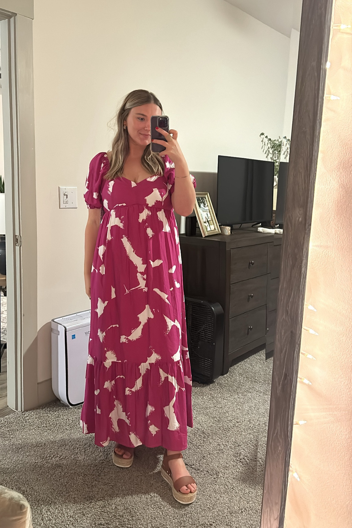 Another fun maxi dress option! Wearing a medium. 

#LTKMidsize #LTKFindsUnder50 #LTKStyleTip