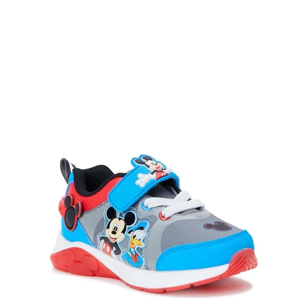 Mickey Mouse Toddler Boys Athletic Sneakers, Sizes 7-12 | Walmart (US)