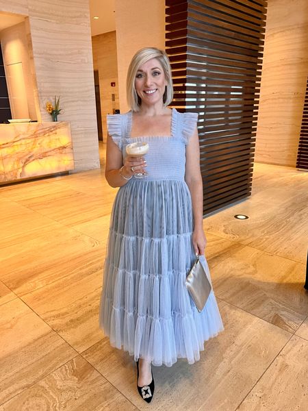 Fall wedding guest look! 

Paired my tulle Ellie dress from Hill House with velvet, embellished pumps and added a tulle skirt for volume! 



#LTKwedding #LTKstyletip #LTKSeasonal