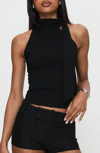 Mathias Tie Neck Jersey Top | Nordstrom