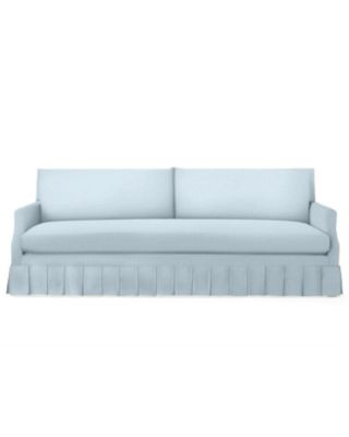 Grady Notch Arm Pleated Sofa | Serena and Lily
