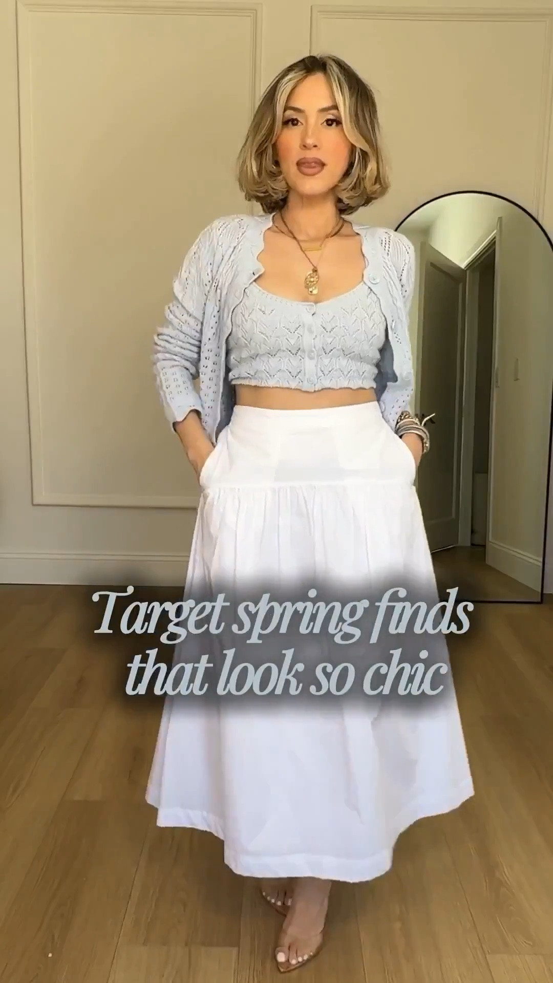 The CUTEST TARGET SPRING FINDS 😍😍😍😍

XS in tops + dresses + skirts 
Size 27 in jeans
Small in jacke

#LTKgrwm #LTKootd #LTKPetite