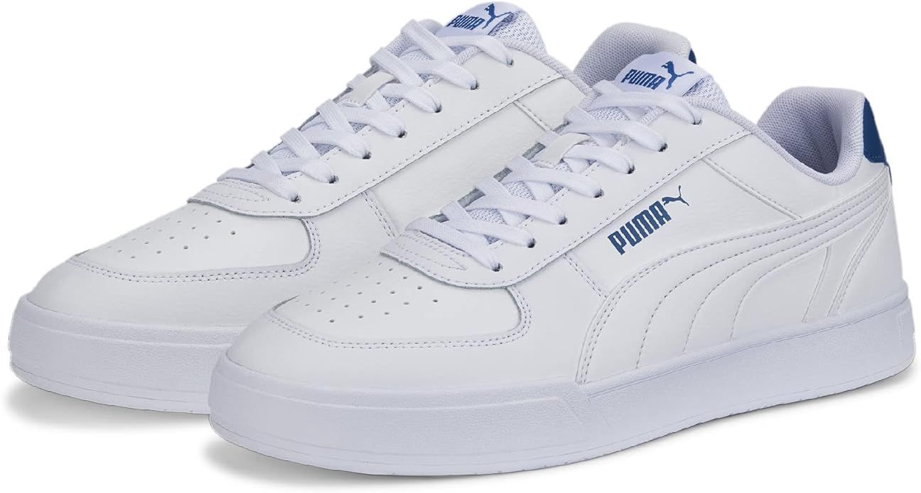 PUMA Unisex Caven Sneaker, White White-Lake Blue, 6 UK | Amazon (UK)