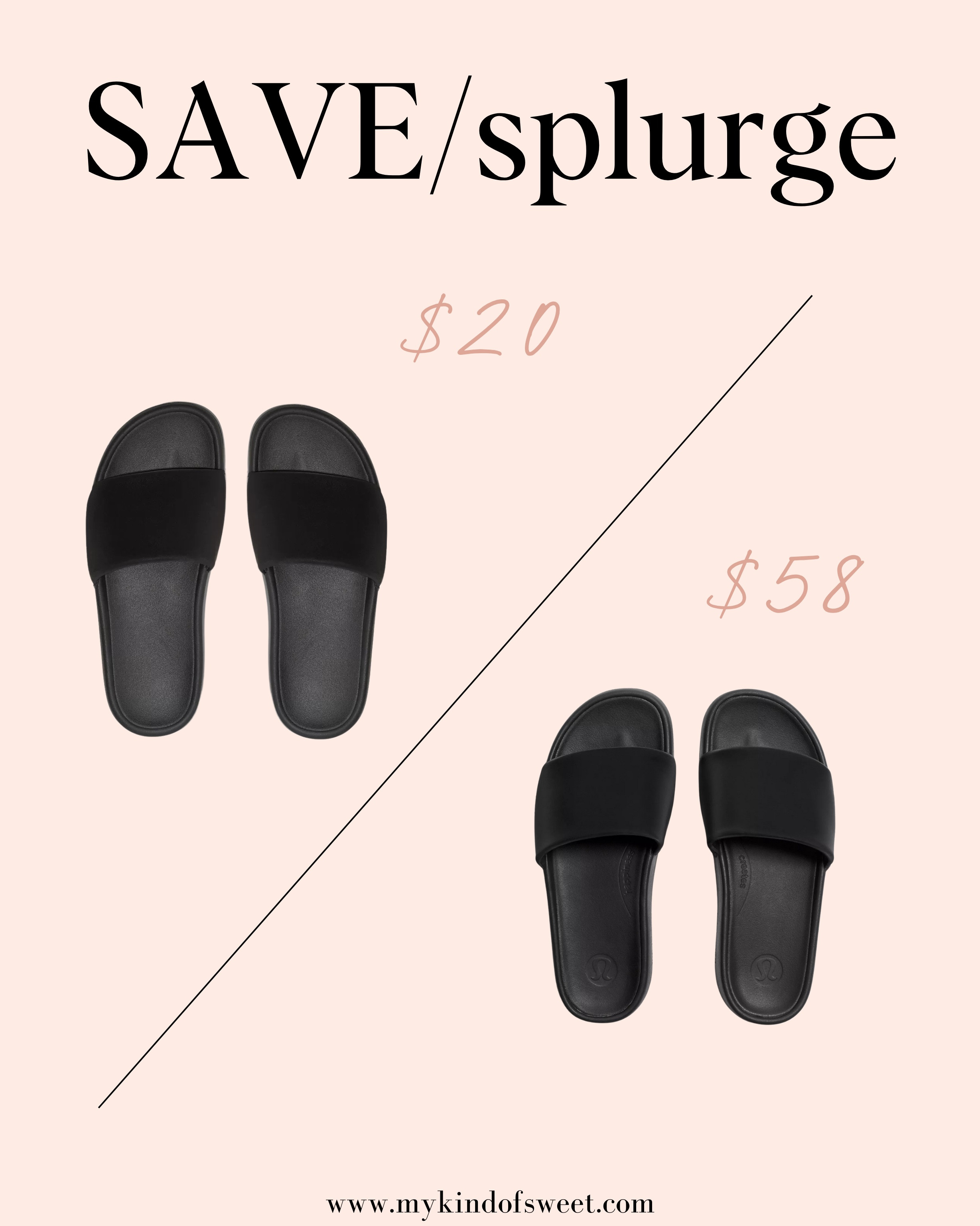 Same sleek summer slide vibes with two totally different price tags—save or splurge.

#LTKStyleTip #LTKSeasonal #LTKActive